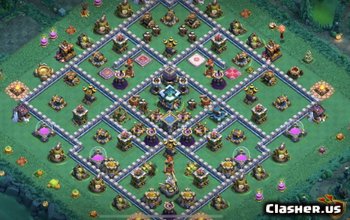 CoC Town Hall 13 Base Layouts: Home, War & Trophy Maps #14335