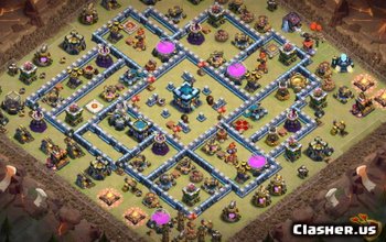 CoC Town Hall 13: Base Layouts & Maps for War & Trophy #14377