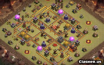 CoC Town Hall 10 Base Layouts: Home, War & Maps #14401