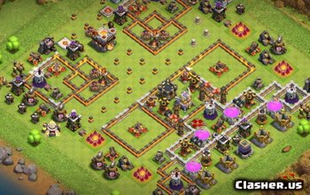 Best Town Hall 11 Hybrid Base Layouts for CoC #14482
