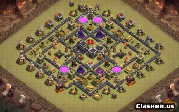 Town Hall 9 Base Layouts - CoC Maps & Links #14485
