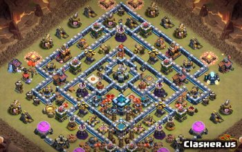 CoC Town Hall 13 Base Layouts: Home, War & Trophy Maps #14489