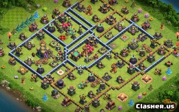CoC Town Hall 14 Base Layouts: Home, War & Trophy Maps #14534
