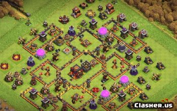 CoC Town Hall 10 Layouts: War, Trophy & Village Maps #14592