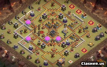 CoC Town Hall 11 Base Layouts & Maps | Copy & Customize #14625