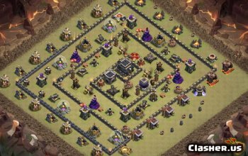 Top Town Hall 9 Base Layouts for CoC: Farming & Trophy Maps #14639