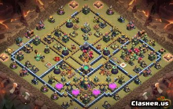 Top Clash of Clans Town Hall 14 Base Layouts & Maps #14655