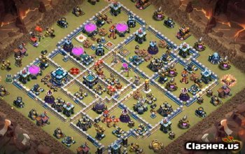 CoC Town Hall 13 Base Layouts: War, Trophy & Home Village #14658
