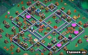 Top Town Hall 13 CoC Base Layouts | Home, War & Trophy Maps #14675