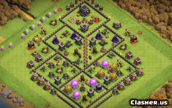 Top CoC Base Layouts: TH9 Farming & Trophy Links #14724