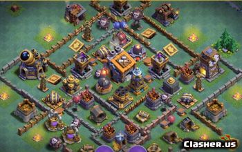 CoC Builder Hall 9 Base Layouts: Farming & Trophy Maps #14729