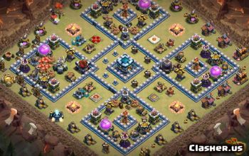 CoC Town Hall 13 Base Layouts: Trophy, War & Home Village #14747