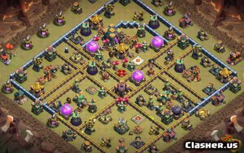 CoC Town Hall 14 Base Layouts: Home, War & Trophy Maps #14768