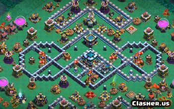 CoC Town Hall 13 Base Layouts: Home, War & Trophy Maps #14782