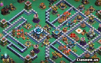 CoC Town Hall 13 Base Layouts: Trophy, War & Home Maps #14786