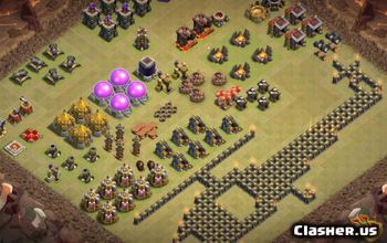 Top Town Hall 9 Base Layouts for CoC: Home & Funny Maps #14800