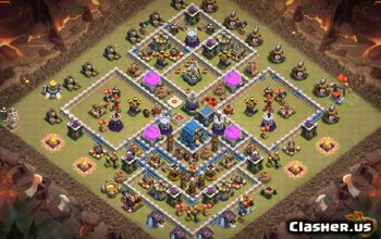 CoC Town Hall 12 Base Layouts: Farming & Trophy Maps #14810