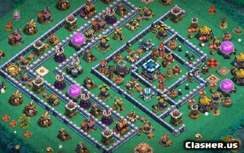 CoC Town Hall 13 Base Layouts: Home, War & Trophy Maps #14869