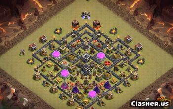 Town Hall 9 Layouts for CoC: Farming & Trophy Bases #14872