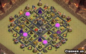 Town Hall 9 CoC Base Layouts: Farming & Trophy Maps #14907