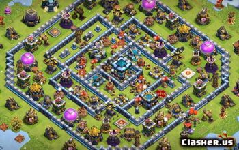 CoC Town Hall 13 Base Layouts: Home, War & Trophy Maps #14930