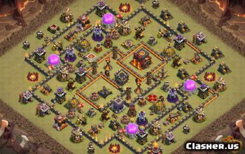 CoC Town Hall 10 Base Layouts: Farming, War, Trophy Maps #15008