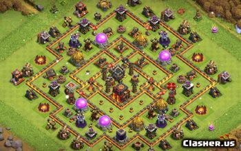 CoC Town Hall 10 Base Layouts for Farming & Trophy Maps #15070