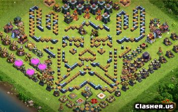 Top CoC Town Hall 14 Base Layouts & Maps | Home Village Ideas #15118