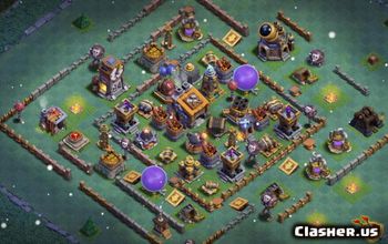CoC Builder Hall 9 Base Layouts: Farming & Trophy Maps #15164