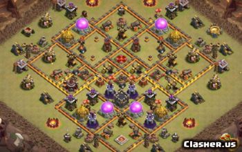 Clash of Clans Town Hall 10 Base Layouts & Maps #15412