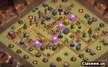 CoC Town Hall 10 Base Layouts: Home, War & Farming Maps #15414