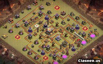 CoC Town Hall 11 Base Layouts: Home, War & Trophy Maps #15452
