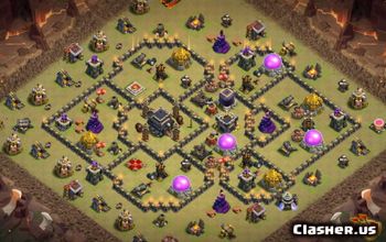 CoC Town Hall 9 Base Layouts: War, Trophy & Home Maps #15552