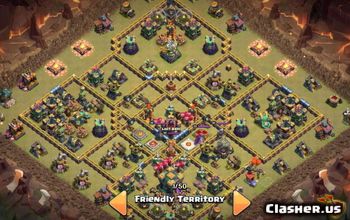 CoC Town Hall 14 Base Layouts: War, Trophy & Home Village #15568