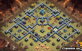 CoC Town Hall 13 Base Layouts: Home, Trophy & War Maps #15614