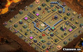 CoC Town Hall 14 Base Layouts: Maps for War & Trophies #15616