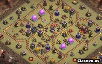 Top Town Hall 10 CoC Base Layouts & Maps - Copy Now! #15680