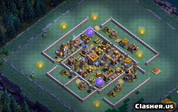 CoC Builder Hall 9 Layouts: Farming & Trophy Base Designs #15716