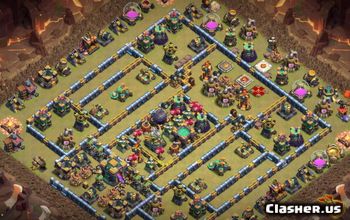 CoC Town Hall 14 Base Layouts & Maps - Home & War Base #15728