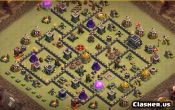 CoC Town Hall 9 Base Layouts: War, Trophy & More Maps #15872