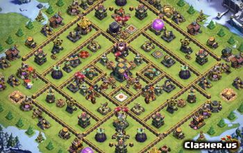 CoC Town Hall 14 Base Layouts: Home, War & Trophy Maps #15934