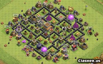 Top CoC Town Hall 8 Base Layouts: Farming & Trophy Maps #15936