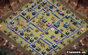 CoC Town Hall 13 Base Layouts: Home, War & Trophy Maps #15942