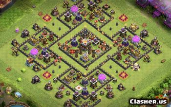 CoC Town Hall 11 Base Layouts & Maps for Farming & Trophies #15978
