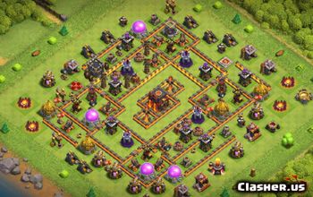 Top CoC Town Hall 10 Base Layouts & Maps for Farming #15982