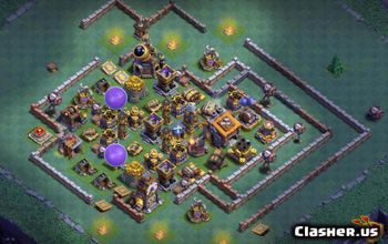 Top Builder Hall 9 Copy Base Layouts for CoC #16002
