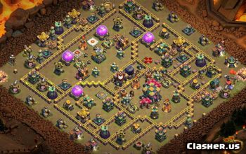 Town Hall 14 CoC Base Layouts: Home, War & Trophy Maps #16004