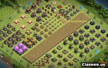 Top CoC Town Hall 14 Base Layouts & Maps for Your Home #16047