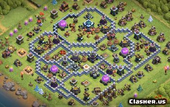 Best CoC TH13 Base Layouts: War, Trophy & Home Village #16049