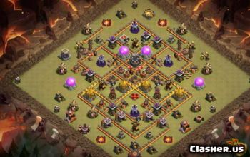 Top Town Hall 10 Layouts: War, Home & Trophy Bases #16115